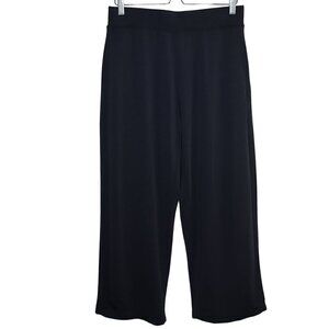 Marc New York Pants Womens Size Medium Black Elastic Waist Pockets Pull-on Loose